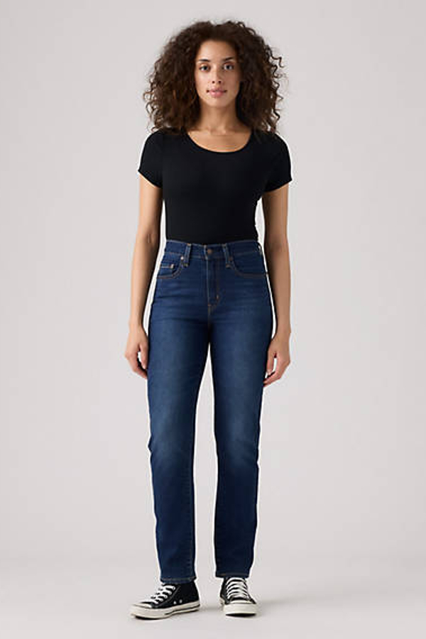 Levi's 724 High Rise Straight Jeans - Women's - 27X30 - Blue