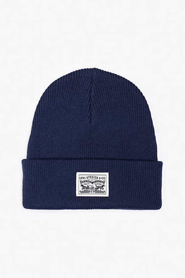 Levi's Backpatch Beanie In Blue
