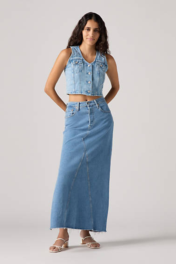 Levi's Long Skirt - Women's - 26 - Blue