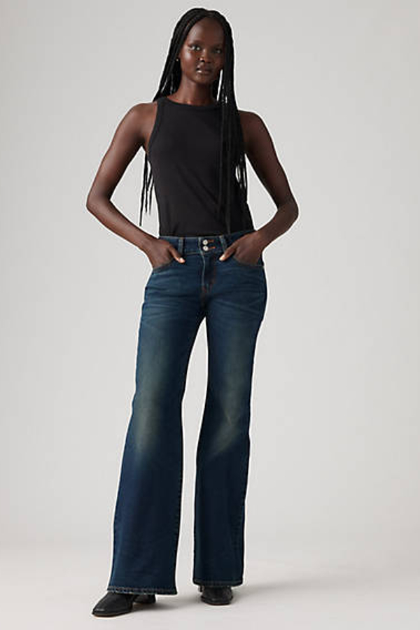 Levi's Superlow Flare Jeans - Women's - 25X34 - Blue