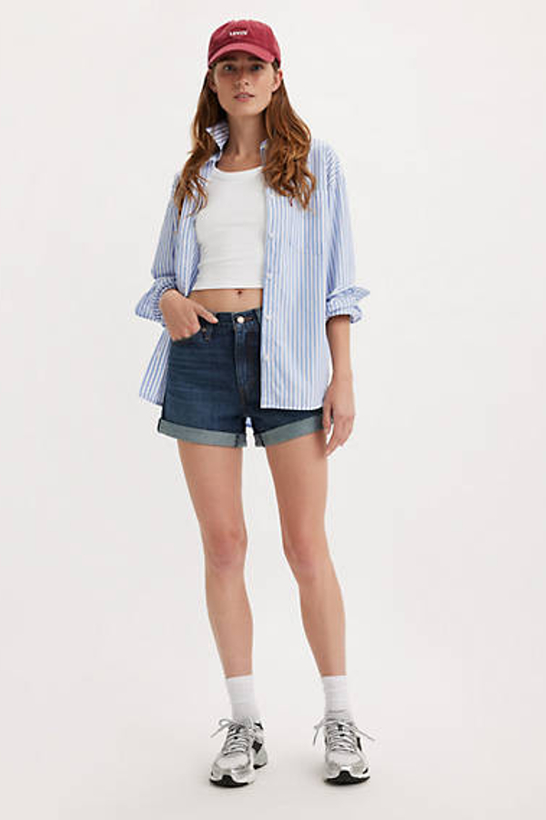 Levi's 80's Mom Shorts - Women's - 25 - Blue