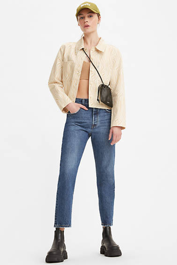 Levi's 501 Crop Jeans - Women's - 31X30 - Blue