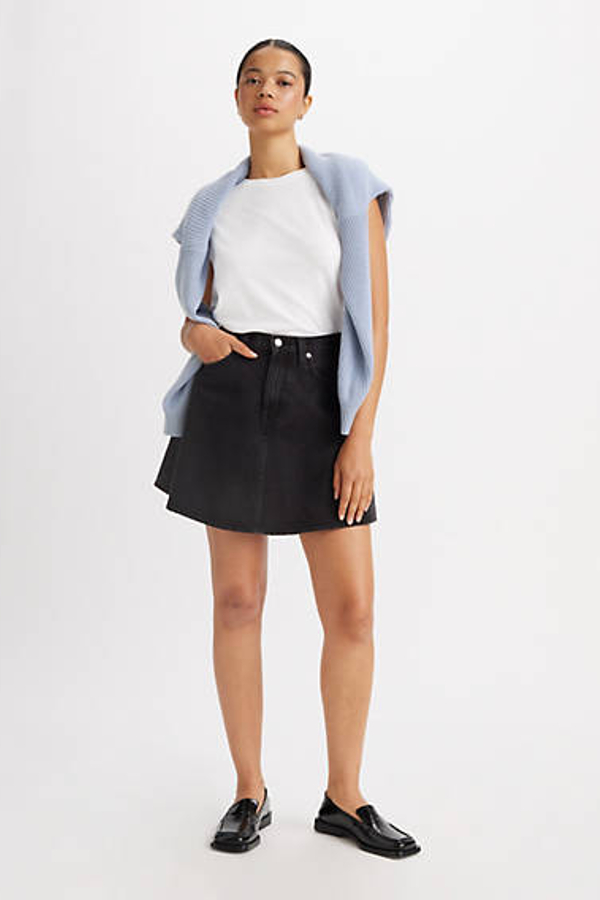 Levi's Mini Flounce Skirt - Women's - 23 - Black