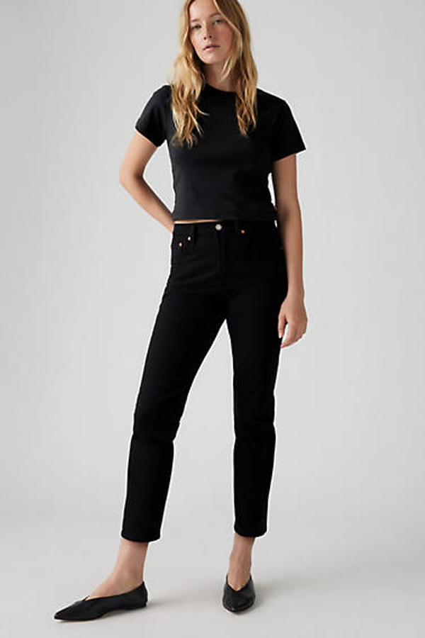 Levi's 501 Crop Jeans - Women's - 26X30 - Black