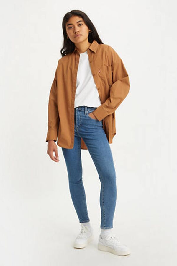 Levi's 721 High Rise Skinny Jeans In Blue