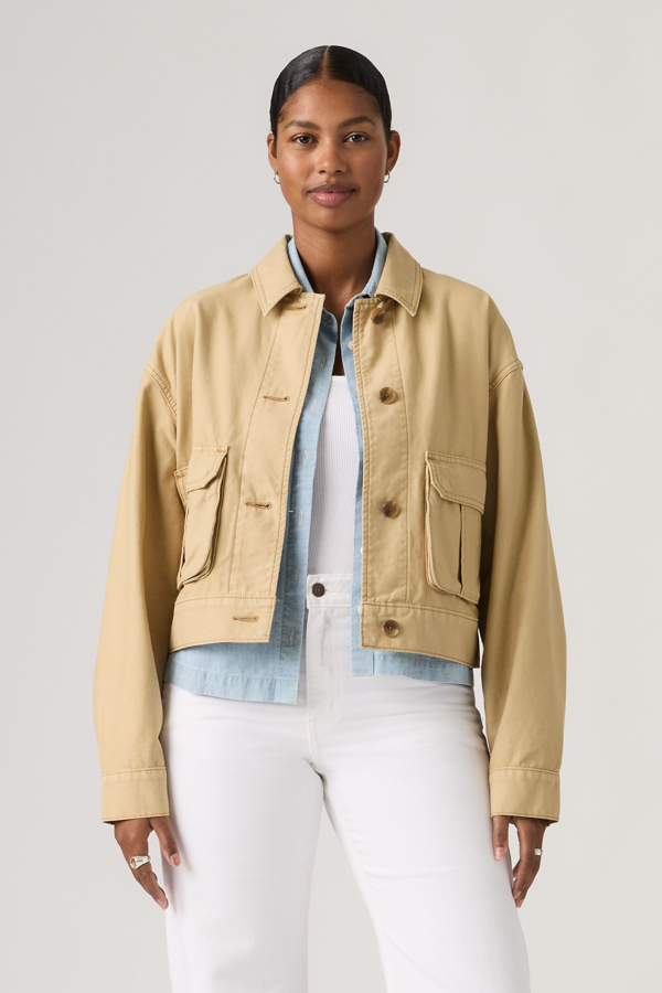 Levi's Marlowe Utility Heritage Jacket In Brown