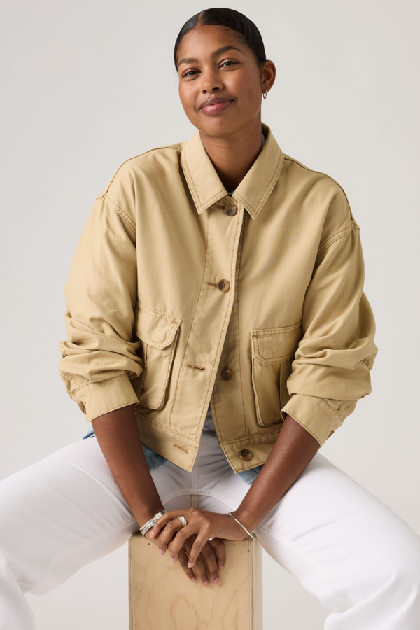 Levi's Marlowe Utility Heritage Jacket In Brown