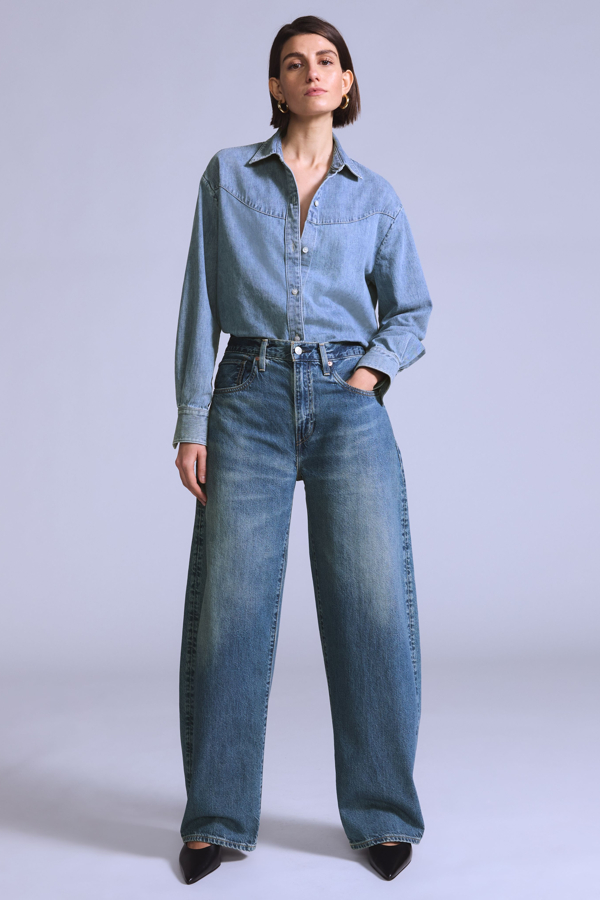 Levi's Drop Barrel Jeans - Damen - Mittlere Waschung / Mittlere Waschung