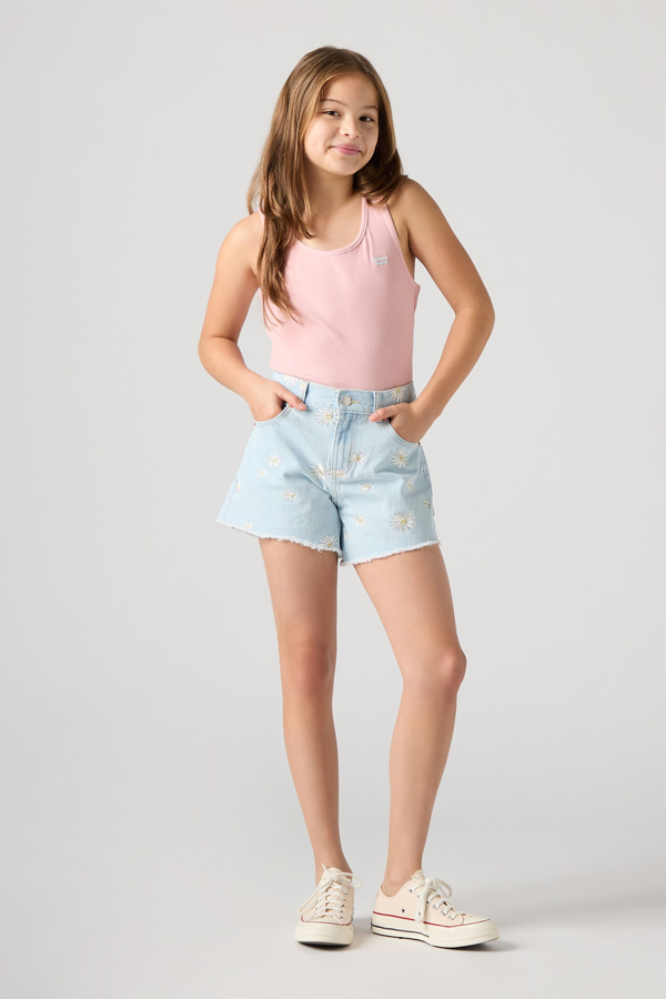 Levi's Teenager Daisy Denim A-Line Shorts - Damen - Blau / Blau