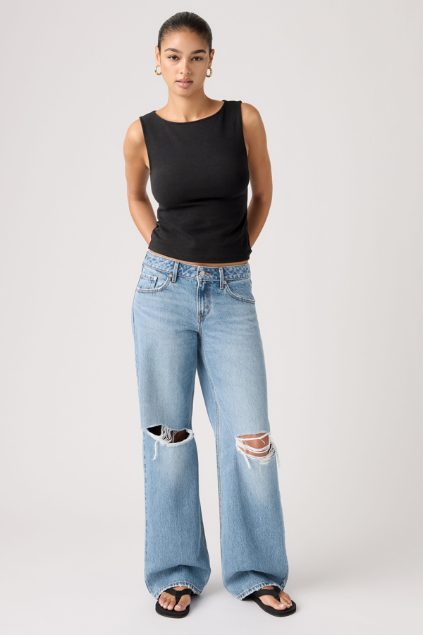 Levi's Low Loose Jeans - Damen - Mittlere Waschung / Mittlere Waschung