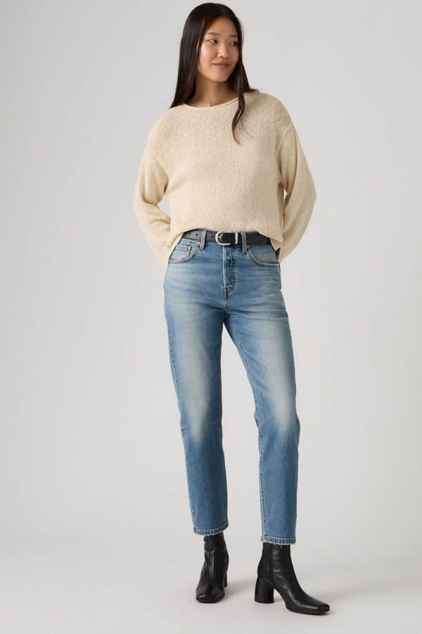 Levi's 501 Lightweight Cropped-Jeans - Damen - Mittlere Waschung / Mittlere Waschung