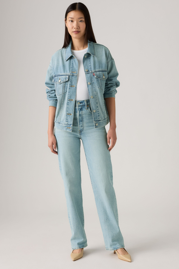 Levi's Durchgehende Ribcage Jeans - Damen - Helle Waschung / Helle Waschung