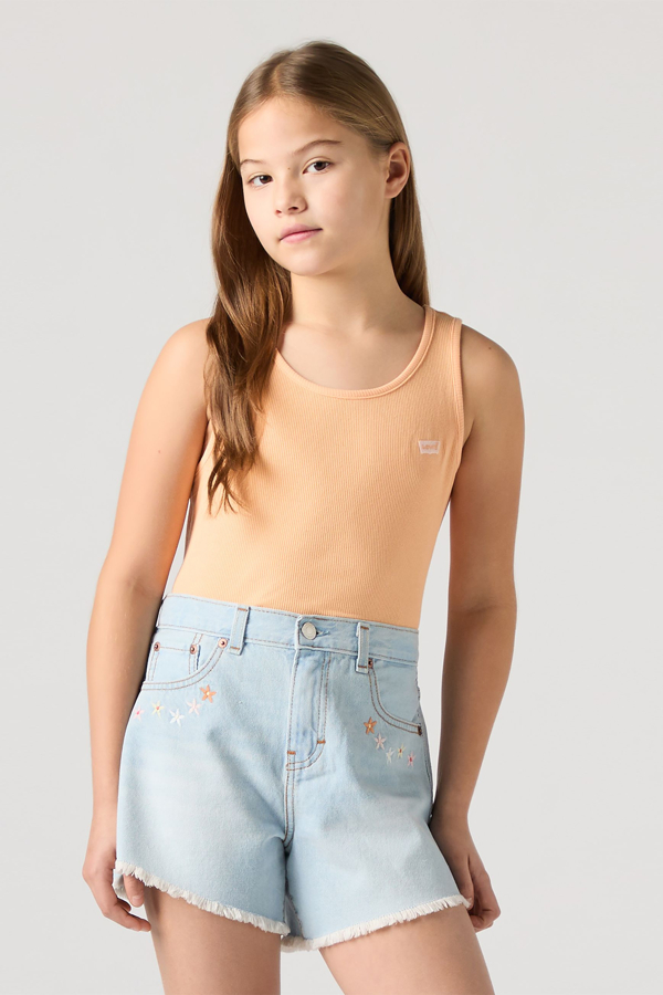 Levi's Teenager Meet and Greet Ribbed Tank Top - Damen - Orange / Orange