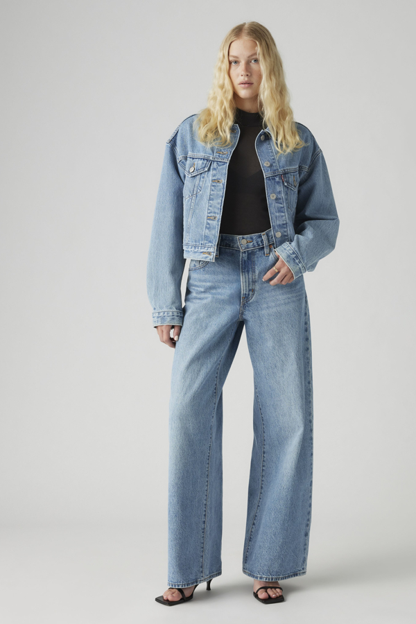 Levi's XL Straight Jeans - Damen - Mittlere Waschung / Mittlere Waschung