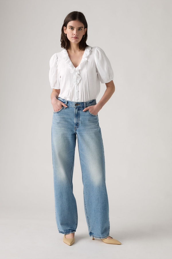 Levi's Baggy Dad Jeans - Damen - Mittlere Waschung / Mittlere Waschung