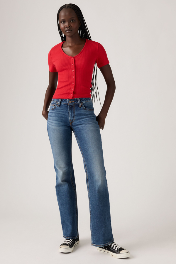 Levi's Superlow Bootcut Jeans - Damen - Mittlere Waschung / Mittlere Waschung
