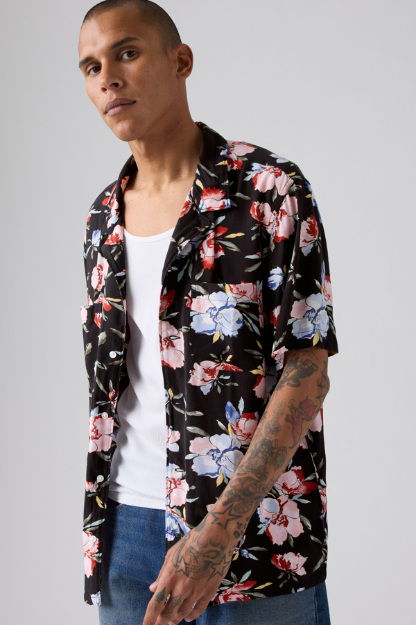 Levi's Klassisches Lightweight Camp-Shirt mit kurzen Ärmeln - Herren - Mehrfarbig / Mehrfarbig