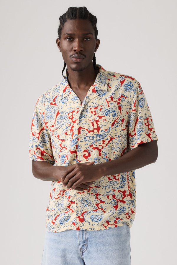 Levi's Klassisches Lightweight Camp-Shirt mit kurzen Ärmeln - Herren - Mehrfarbig / Mehrfarbig