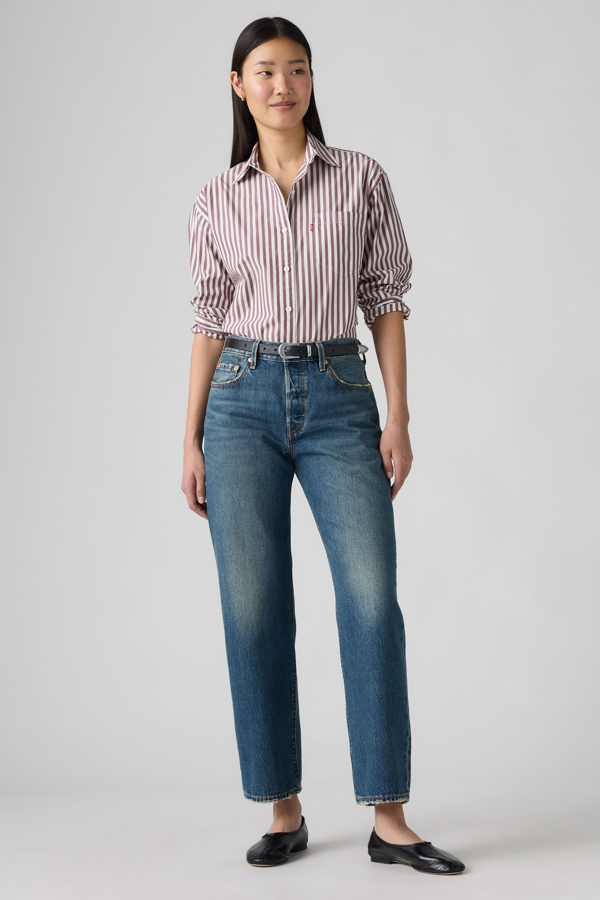 Levi's 501 90er Ankle Jeans - Damen - Mittlere Waschung / Mittlere Waschung