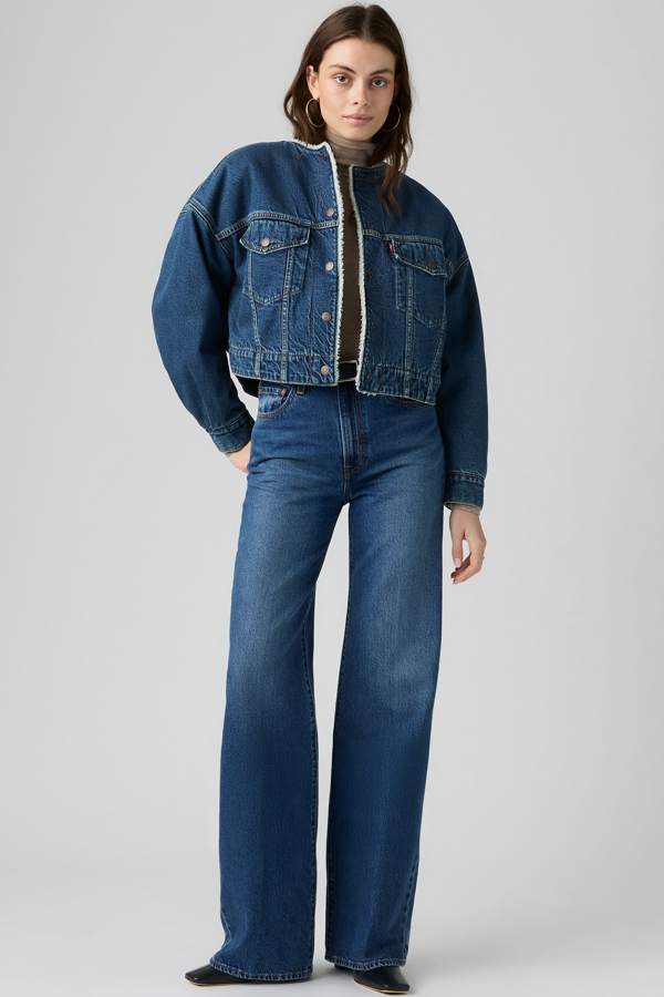 Levi's Ribcage Wide Leg Jeans - Damen - Mittlere Waschung / Mittlere Waschung