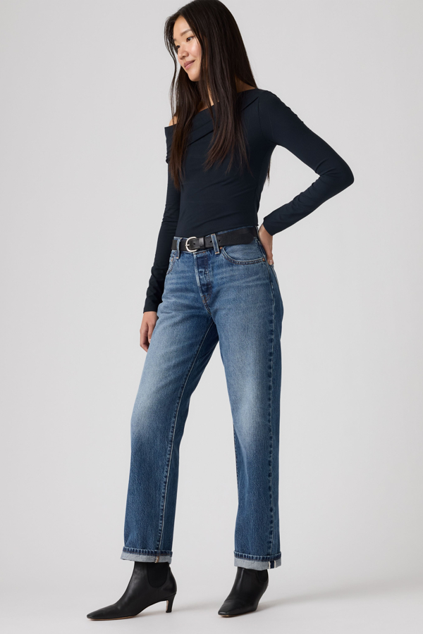 Levi's 501 '90s Selvedge Jeans - Damen - Mittlere Waschung / Mittlere Waschung