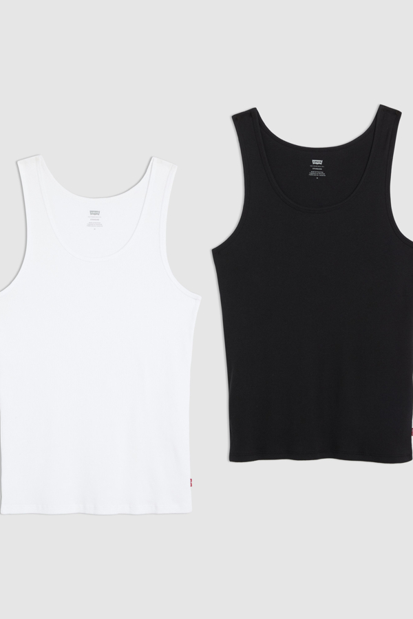 Levi's Rib Tank Top - 2er-Pack - Herren - Mehrfarbig / Mehrfarbig