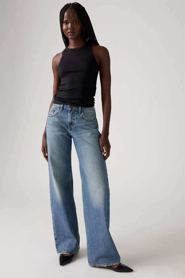 Levi's Low Loose Jeans - Damen - Mittlere Waschung / Mittlere Waschung