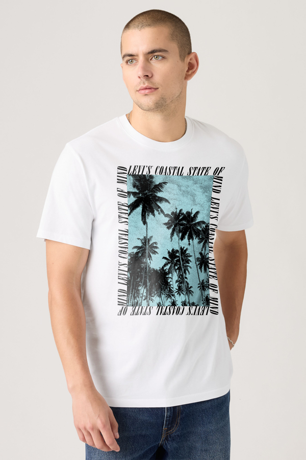 Levi's Relaxed Fit T-Shirt mit Grafik - Herren - Weiß / Weiß