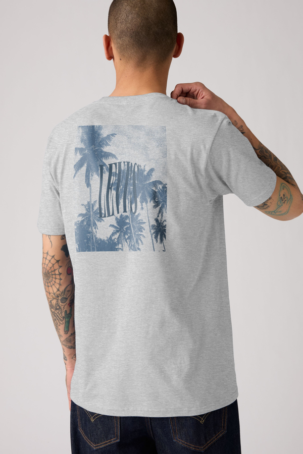 Levi's Relaxed Fit T-Shirt mit Grafik - Herren - Grau / Grau
