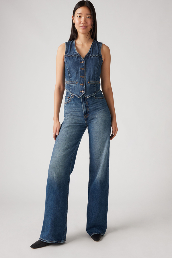 Levi's Ribcage Wide Leg Jeans - Damen - Dunkle Waschung / Dunkle Waschung