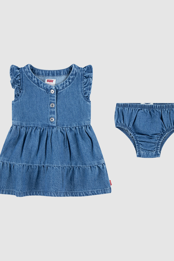 Levi's Baby Flutter Sleeve Dress - Damen - Blau / Blau