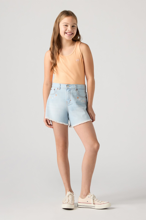 Levi's Teenager Crochet Applique A-Line Shorts - Damen - Blau / Blau
