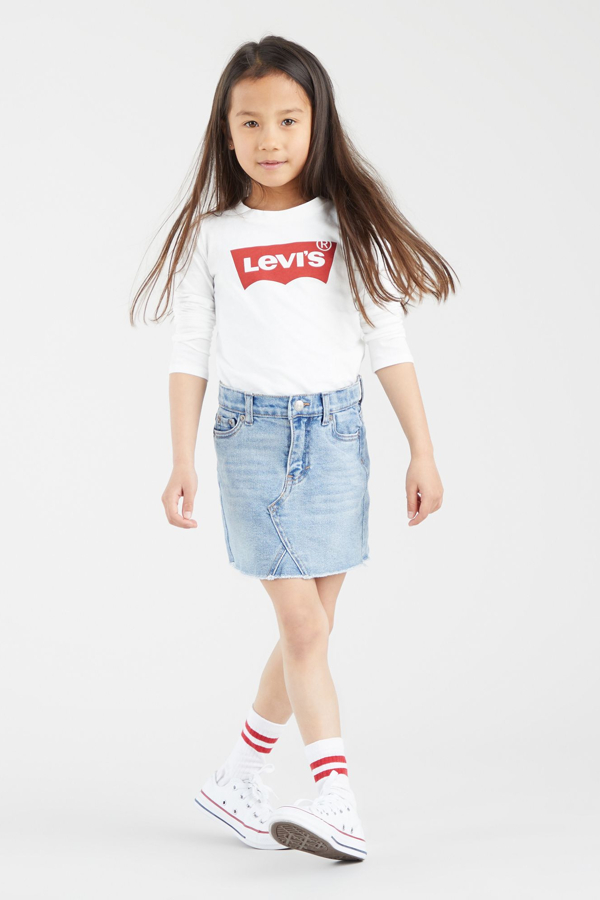 Levi's Batwing T-Shirt für Kinder - Damen - Weiß / Weiß