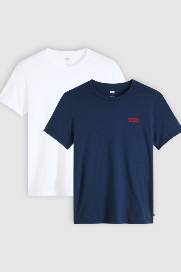 Levi's Rundhals-T-Shirt mit Grafik - 2er-Pack - Herren - Mehrfarbig / Mehrfarbig