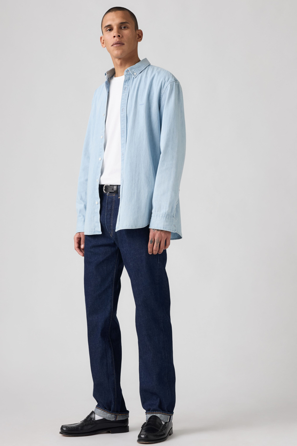Levi's 501 Original Selvedge Jeans - Herren - Mittlere Waschung / Mittlere Waschung