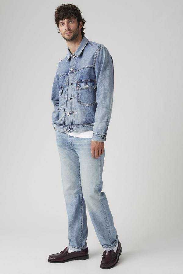 Levi's 501 Original Selvedge Jeans - Herren - Mittlere Waschung / Mittlere Waschung
