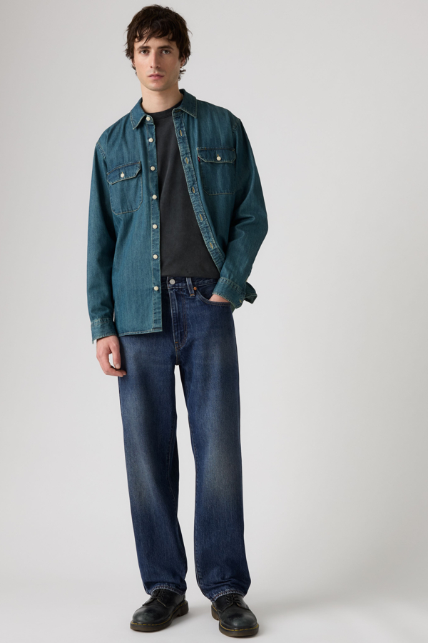Levi's 568 Loose Straight Jeans - Herren - Mittlere Waschung / Mittlere Waschung