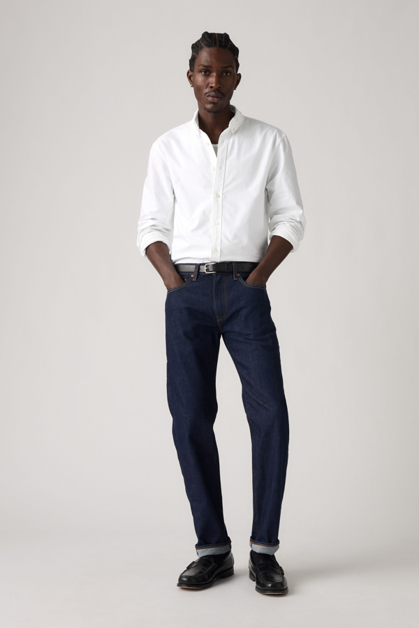 Levi's 502 Taper Selvedge Jeans - Herren - Dunkle Waschung / Dunkle Waschung