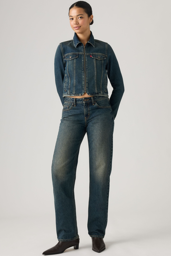 Levi's Low Straight Jeans - Damen - Mittlere Waschung / Mittlere Waschung