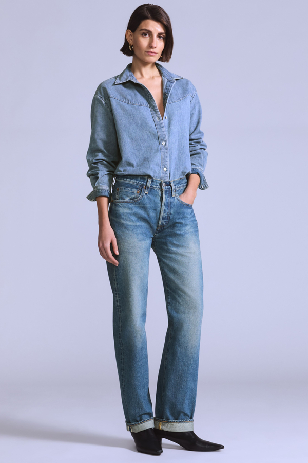Levi's 70's 501 Jeans - Damen - Mittlere Waschung / Mittlere Waschung