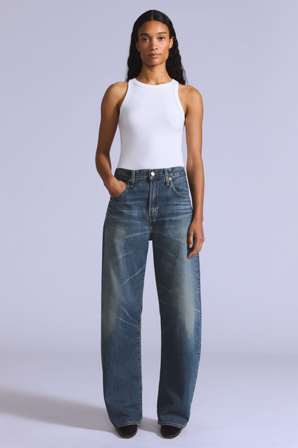 Levi's Drop Barrel Jeans - Damen - Mittlere Waschung / Mittlere Waschung