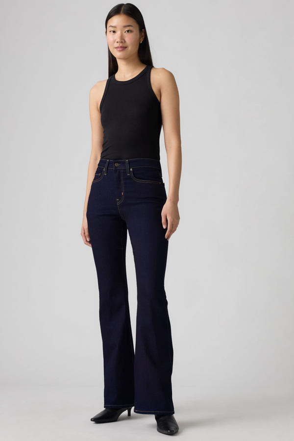 Levi's 726 High-Rise Flare Jeans - Damen - Dunkle Waschung / Dunkle Waschung