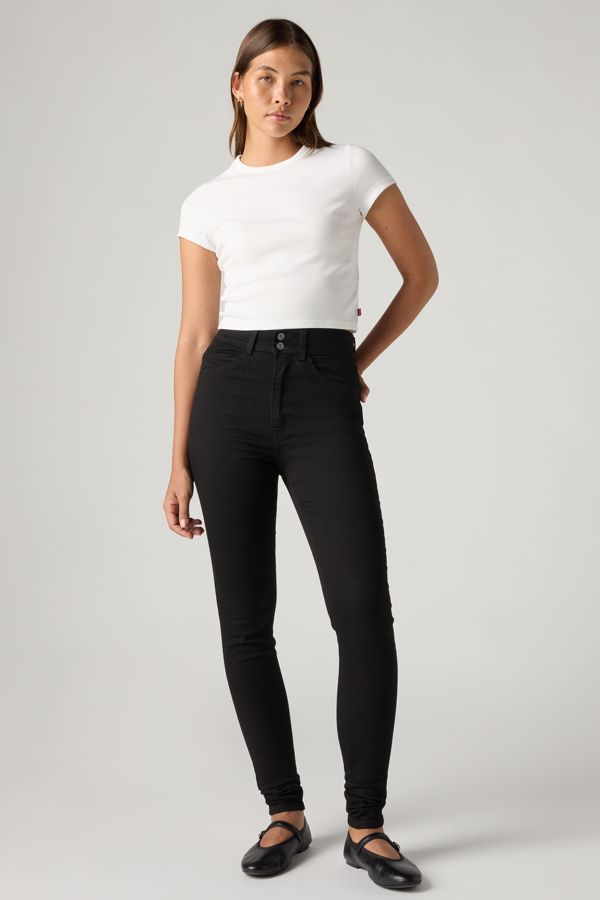 Levi's Retro High Rise Skinny Jeans - Damen - Schwarz / Schwarz