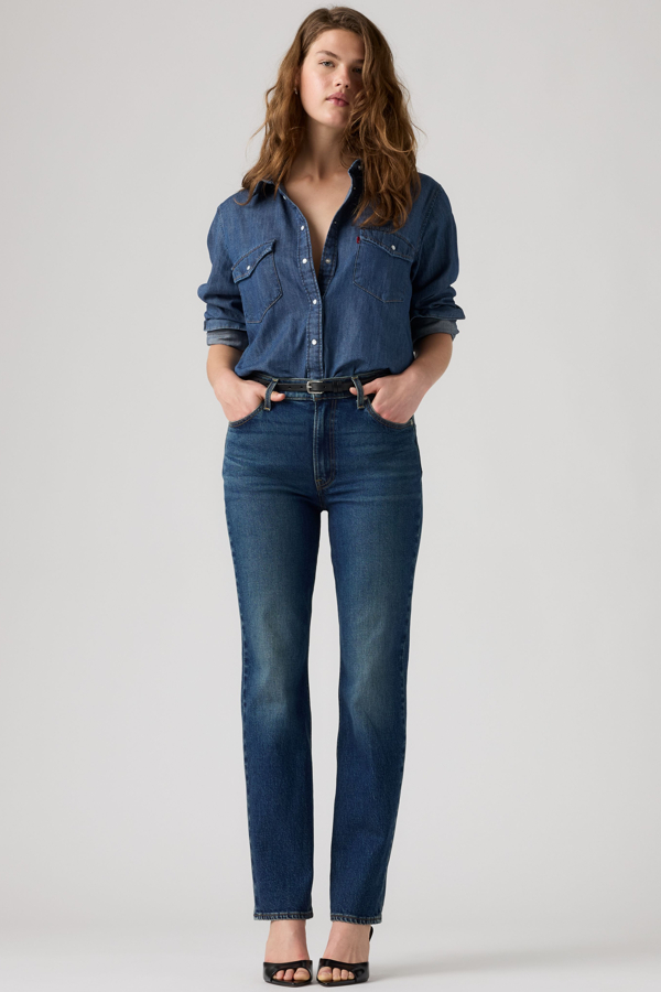 Levi's Ribcage Slim Jeans - Damen - Mittlere Waschung / Mittlere Waschung