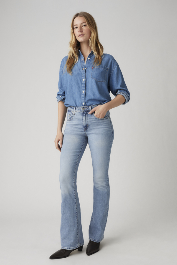 Levi's 726 High Rise Flare Jeans - Damen - Helle Waschung / Helle Waschung