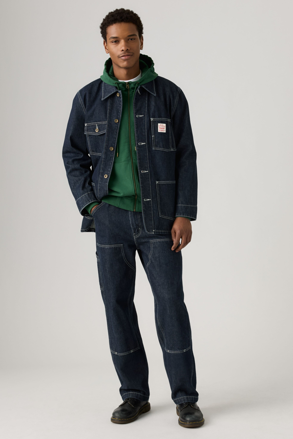 Levi's 568 Loose Straight Carpenter Jeans mit doppeltem Knie - Herren - Dunkle Waschung / Dunkle Waschung