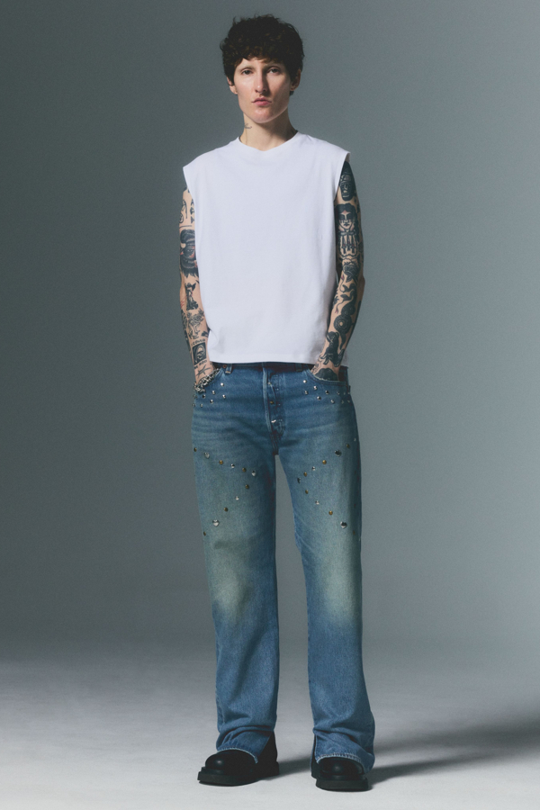 Levi's Pride Road Worn 501 Jeans - Herren - Mittlere Waschung / Mittlere Waschung