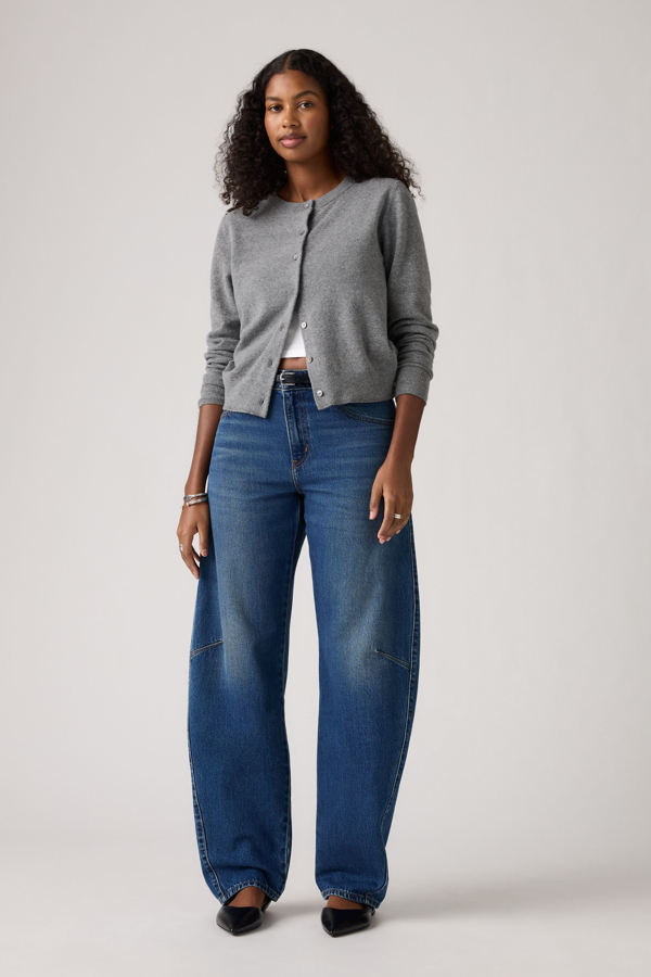 Levi's Baggy Dad Barrel Jeans - Damen - Dunkle Waschung / Dunkle Waschung
