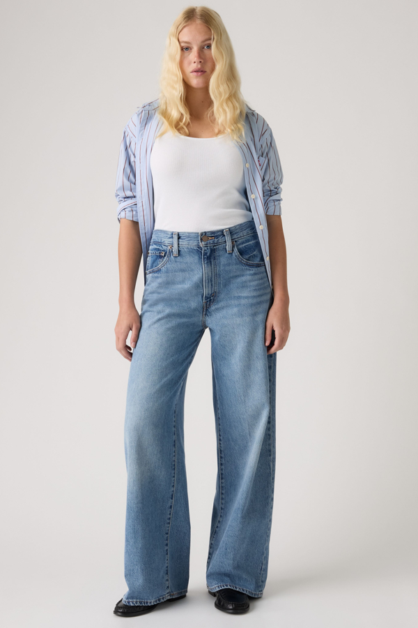 Levi's Lightweight Cinch Wide Leg Jeans - Damen - Mittlere Waschung / Mittlere Waschung
