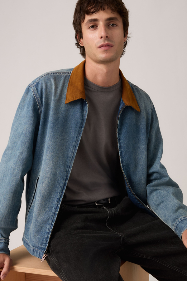 Levi's Mechanics Jacke mit durchgehendem Reißverschluss - Herren - Blau / Blau